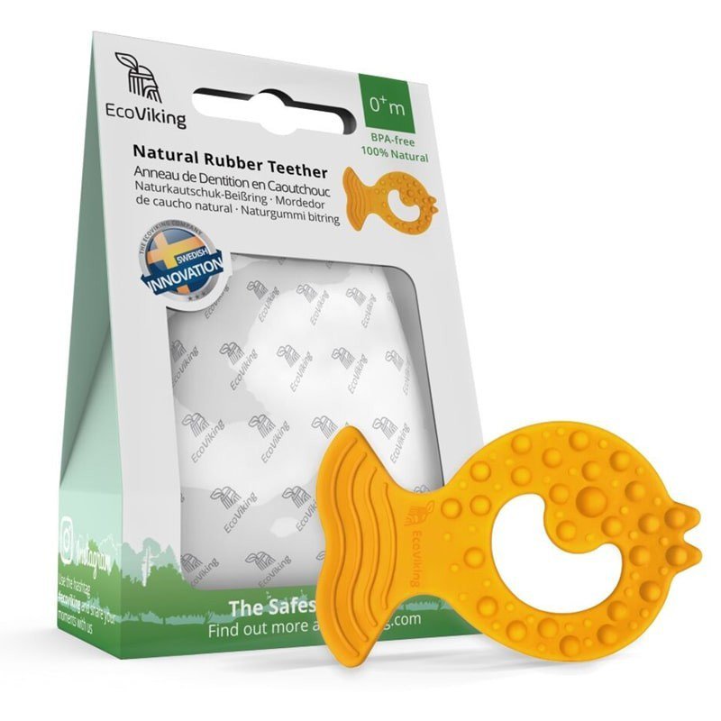 Eco Viking Gryzak Sensoryczny Hevea Wish Fish wiek 0+