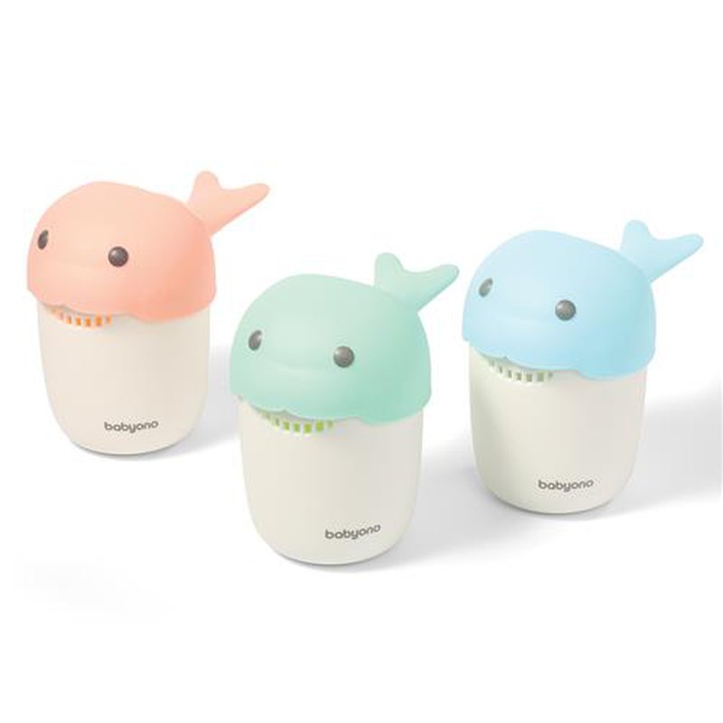 BABYONO - 1344/03 Kubek do mycia głowy WHALE