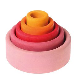 Miseczki 1+, różowe, Grimm's