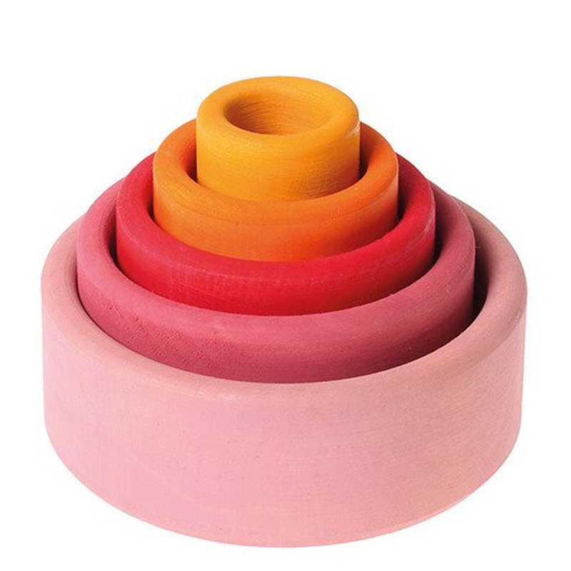 Miseczki 1+, różowe, Grimm's