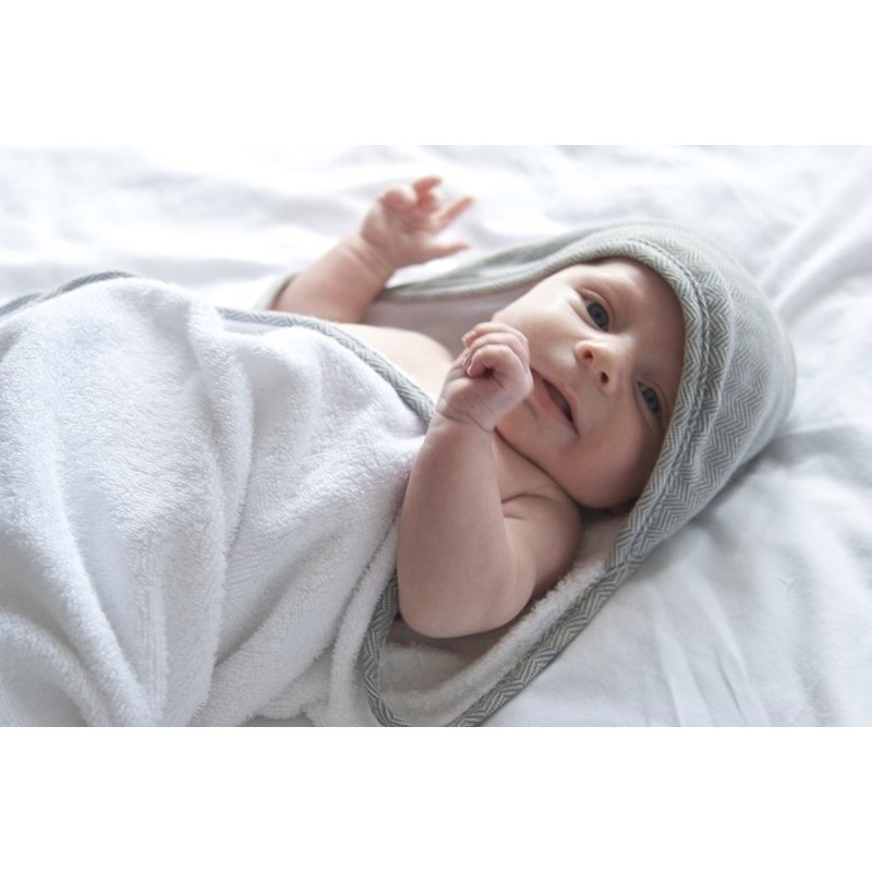 Juddlies Bambusowy Ręcznik z Kapturem Pink