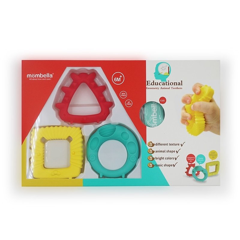 Mombella Gryzaki Geometryczne Zwierzątka