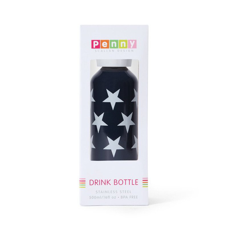 Penny Scallan Design - Bidon granatowy w gwiazdy Penny Scallan