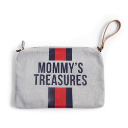 CHILDHOME - Torebka Mommy's Treasures Paski Granatowo-Czerwone