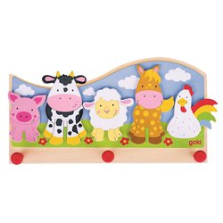 Goki® - Goki - Wieszak na ubrania Zwierzęta z zagrody