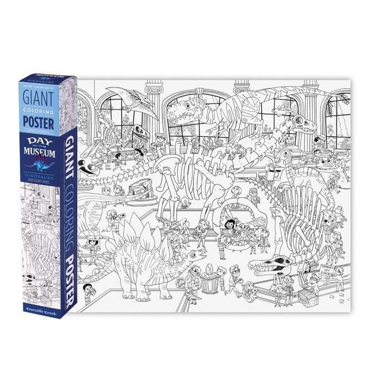 Crocodile Creek® - Gigantyczna kolorowanka - Dinozaury