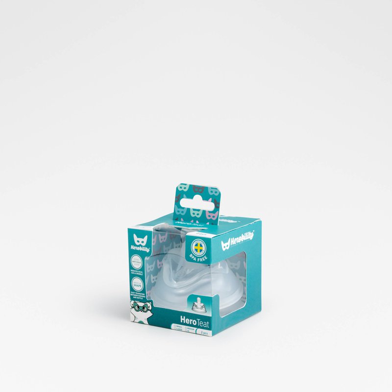 Herobility - smoczek antykolkowy HeroTeat, XL (6 m+), 2 szt.