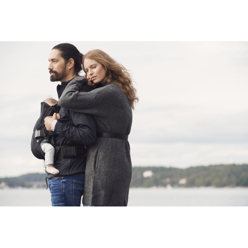 BABYBJORN ONE AIR - nosidełko, Czarny