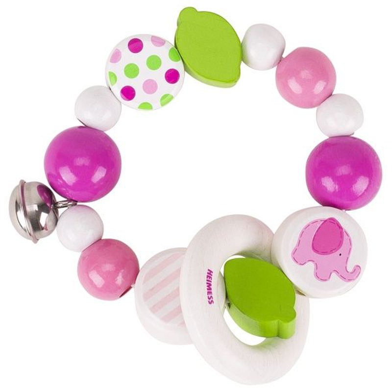 Heimess - Grzechotka różowy Słonik