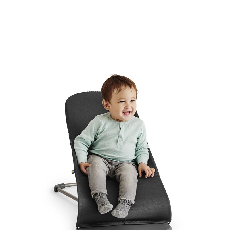 BABYBJORN - leżaczek BLISS - Antracytowy + Zabawka