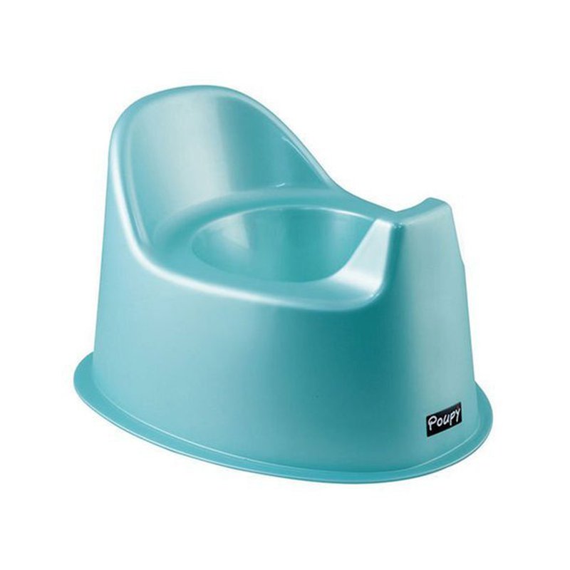 Poupy - Nocnik Anatomiczny z Oparciem, Turkusowy, 12m+