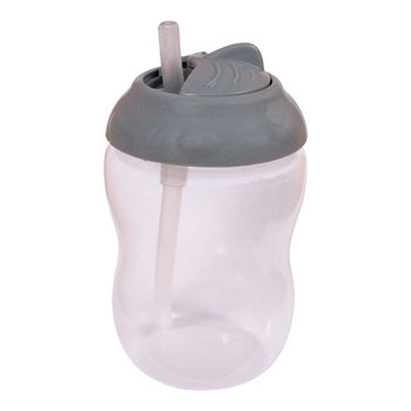 Filibabba Butelka ze słomką Grey FILIBABBA