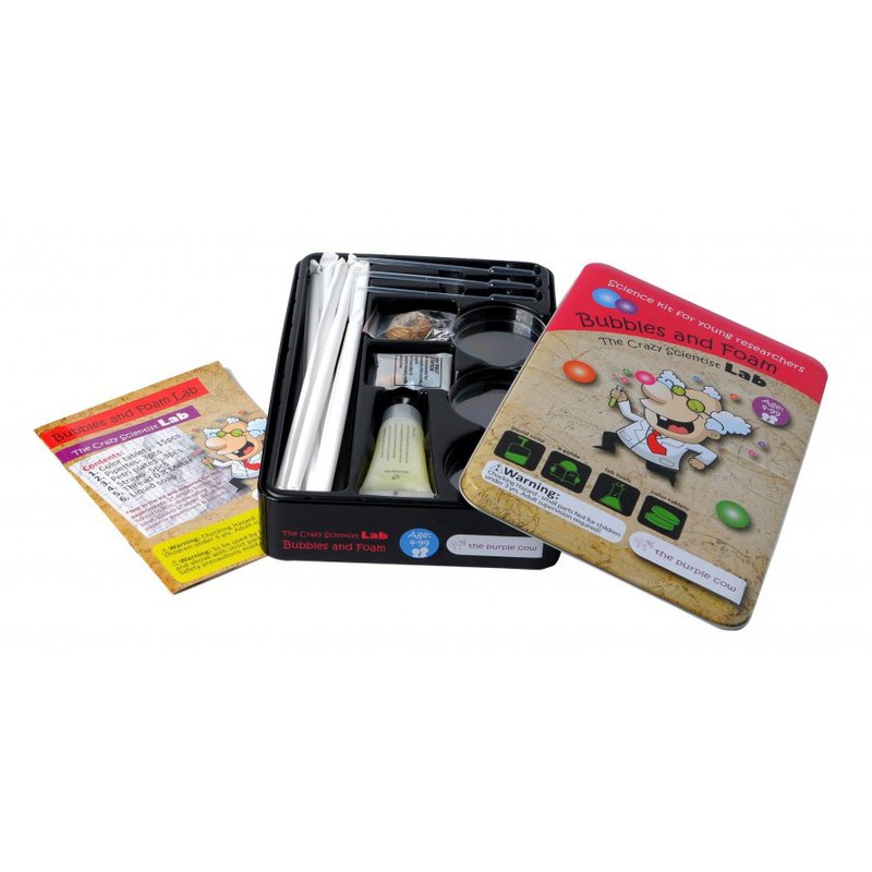 Zestaw do robienia eksperymentów The Purple Cow - Bańki i piana