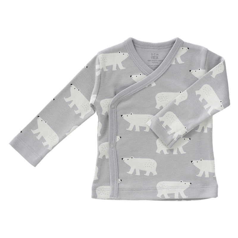 Fresk Kardigan bawełniany 6-12 miesięcy Miś polarny FRESK