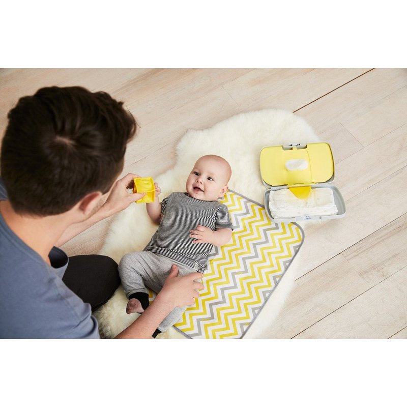 Przewijak w etui z miejscem na pieluchy i chusteczki, Splish Splash, b.box