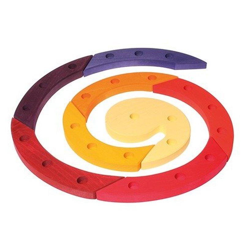 Drewniany Pierścień Urodzinowy, czerwony, Grimm's