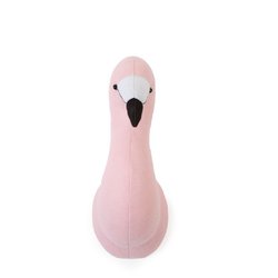 CHILDHOME - Filcowa głowa flaminga na ścianę