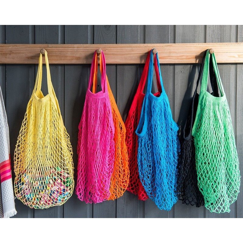 Siatkowa torba na zakupy, seledynowa, Rex London