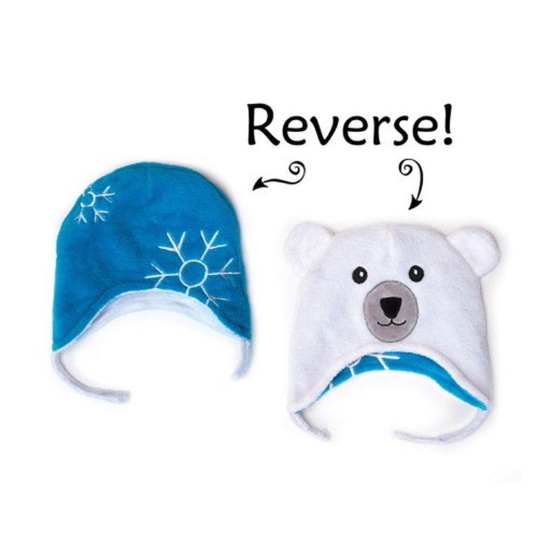 FlapJack Czapka Zimowa Płatek/Miś Polarny