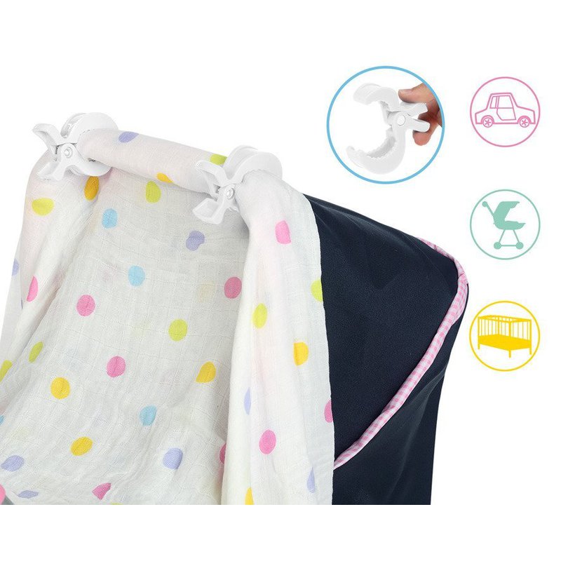 Klamry do wózka 4 szt., Kiokids