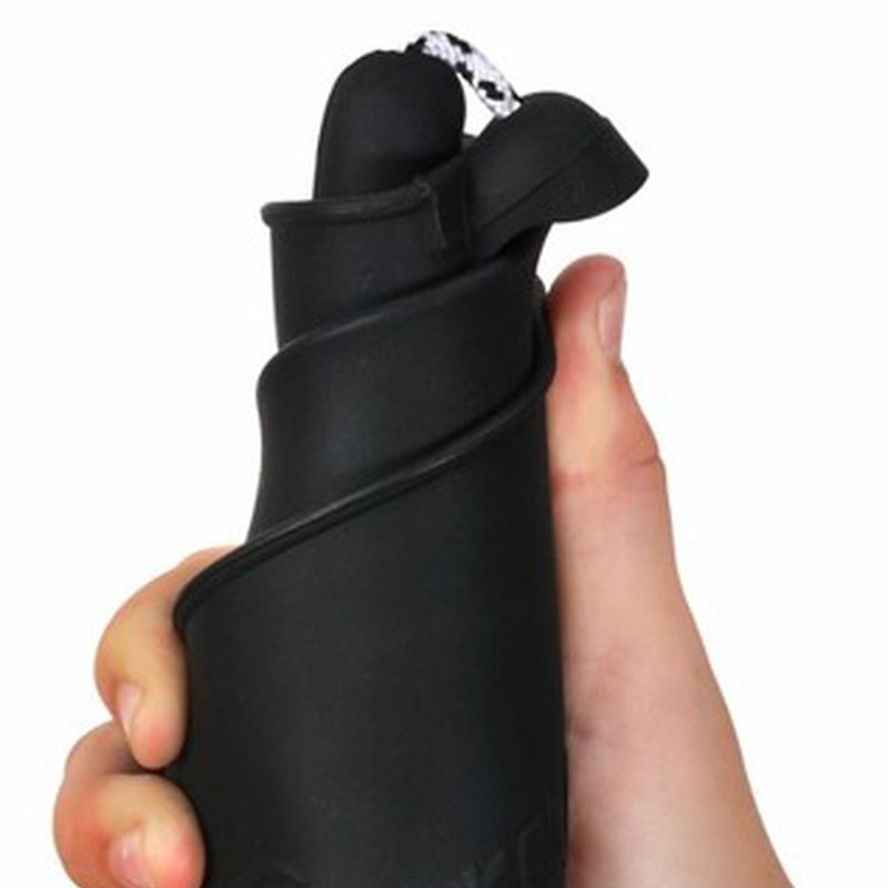 Funkit world - Silikonowy dysk Scrunch - Ciemny Szary