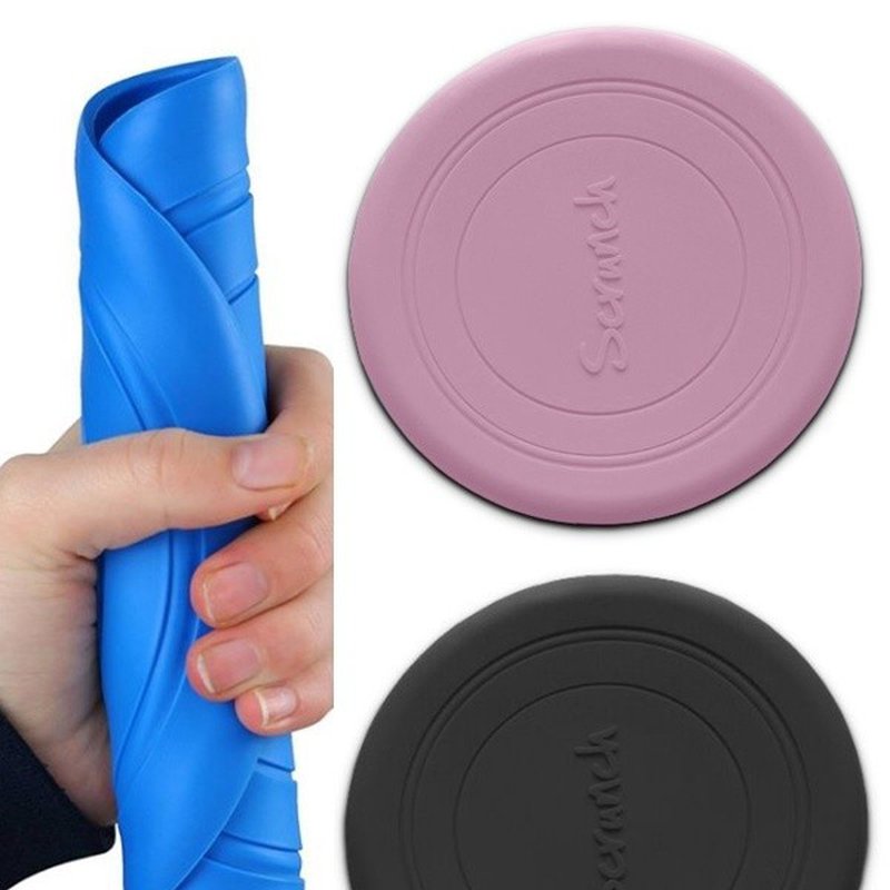 Funkit world - Silikonowy dysk Scrunch - Ciemny Szary