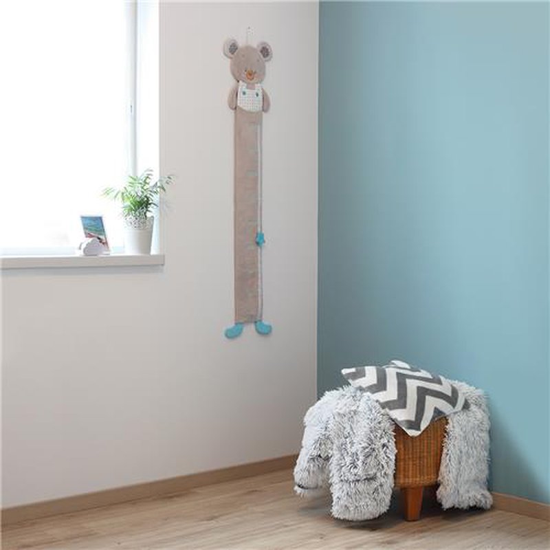 BABYONO - 1230 Pluszowa miarka wzrostu dla dzieci BEAR TONY