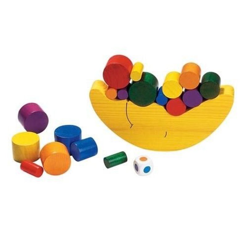 Goki® - Drewniana gra Balansujący księżyc, edukacyjna zabawa, Goki HS 540