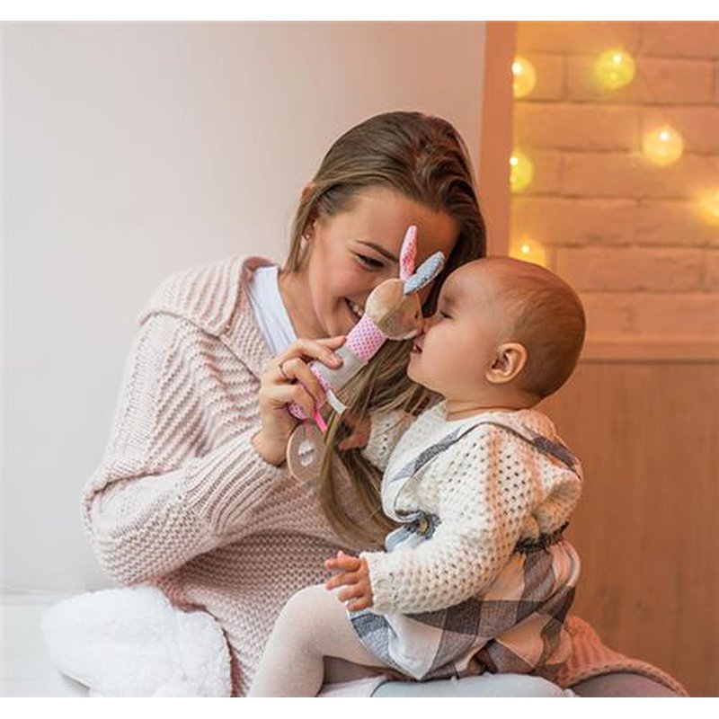 BABYONO - 621 Piszczek z gryzakiem BUNNY JULIA