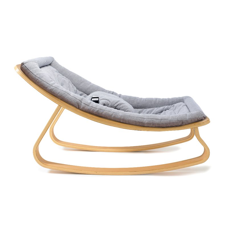 Charlie Crane Leżaczek Levo buk Sweet Grey CHARLIE CRANE