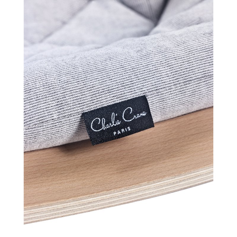 Charlie Crane Leżaczek Levo buk Sweet Grey CHARLIE CRANE