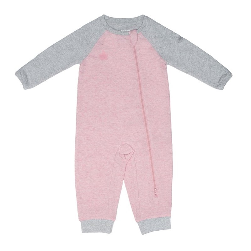 Juddlies Organic Raglan Pajacyk Pink L