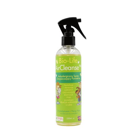 BIO-LIFE - BIOLIFE AIR CLEANSE™, 100% Naturalny Antyalergiczny spray do powietrza, 250ml