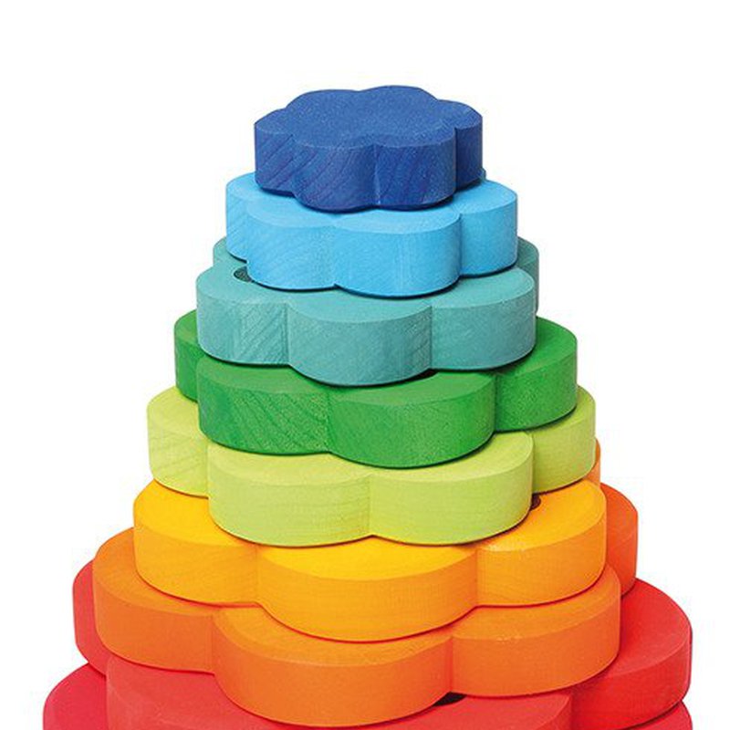 Wieża, Kwiatki 1+, kolorowa, Grimm's