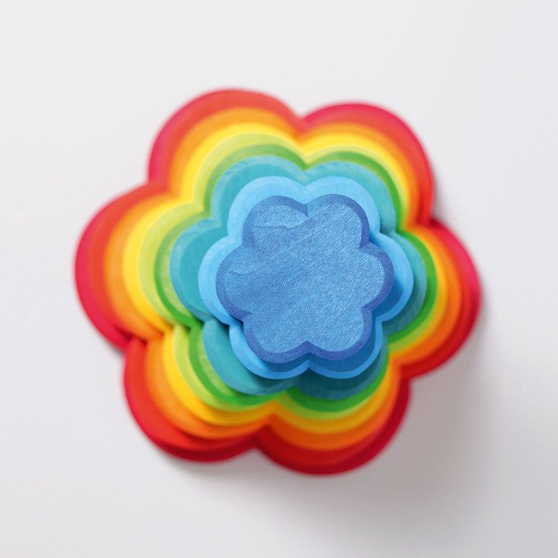 Wieża, Kwiatki 1+, kolorowa, Grimm's