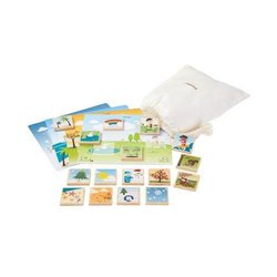 Układanka "Dopasuj pory roku", Plan Toys
