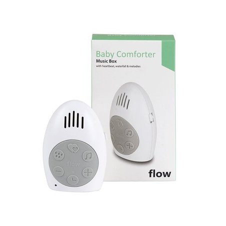 Flow Amsterdam - Baby Sensor z czujnikiem płaczu, biciem serca, dźwiękiem wodospadu i kołysankami, 0m+
