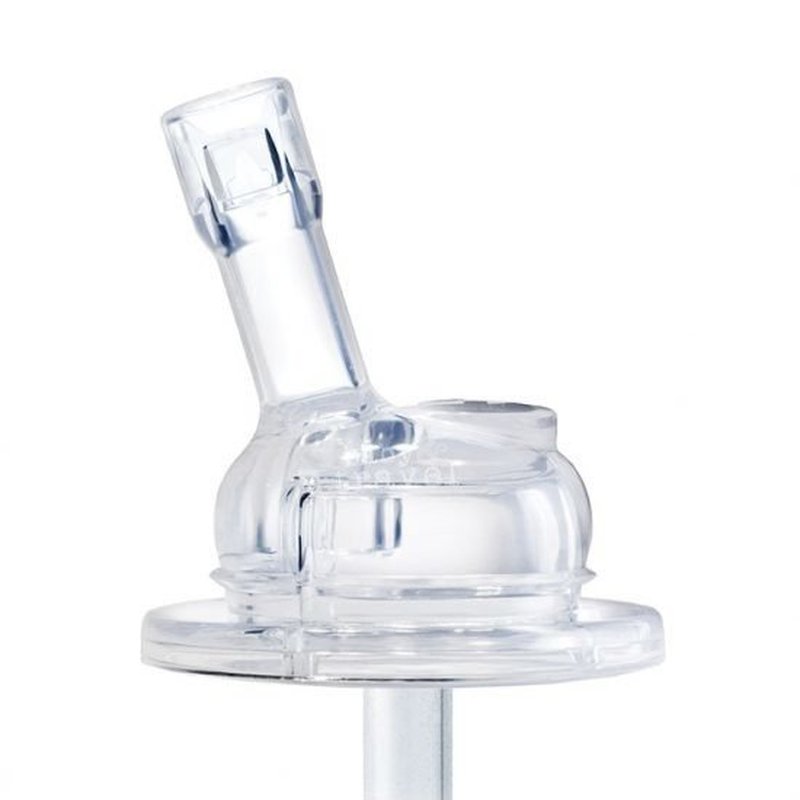 Termobutelka ze słomką i szarą osłonką 260 ml, Pura Kiki