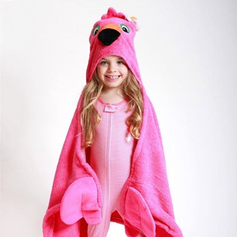 Zoocchini Ręcznik Z Kapturem Flaming