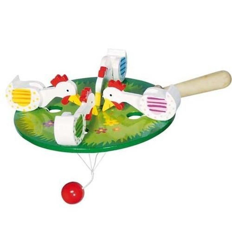 Goki® - Dziobiące kurki, gra zręcznościowa, Goki 53915