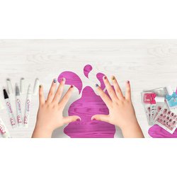 Naklejki na paznokcie dla dzieci Snails - Unicorn