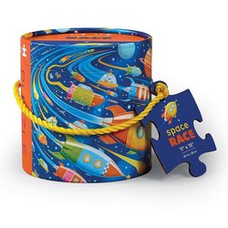 Crocodile Creek® - Puzzle w tubie 24 elem. Wyprawa kosmiczna