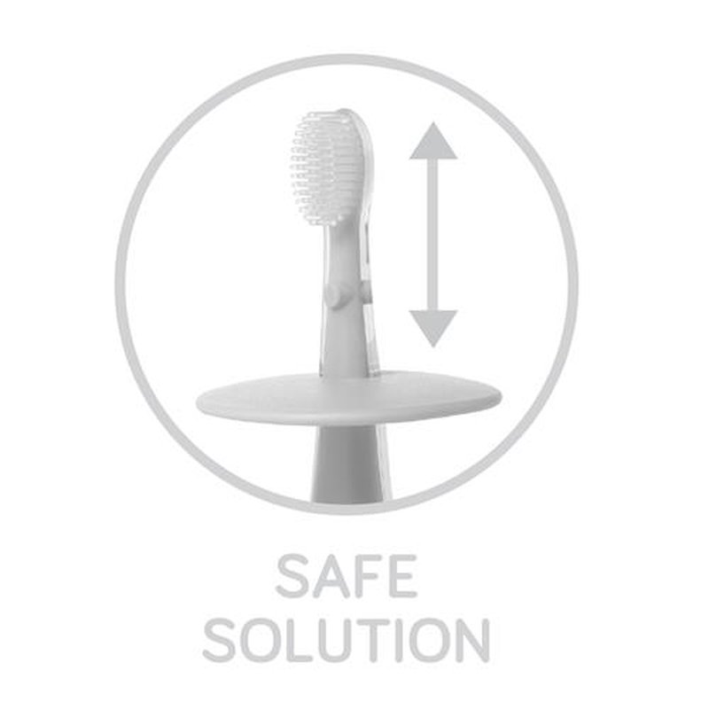 BABYONO - 552/01 Bezpieczna szczoteczka do zębów 12m+