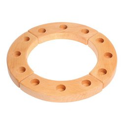 Grimm's - Drewniany Pierścień Urodzinowy, naturalny, Grimm’s