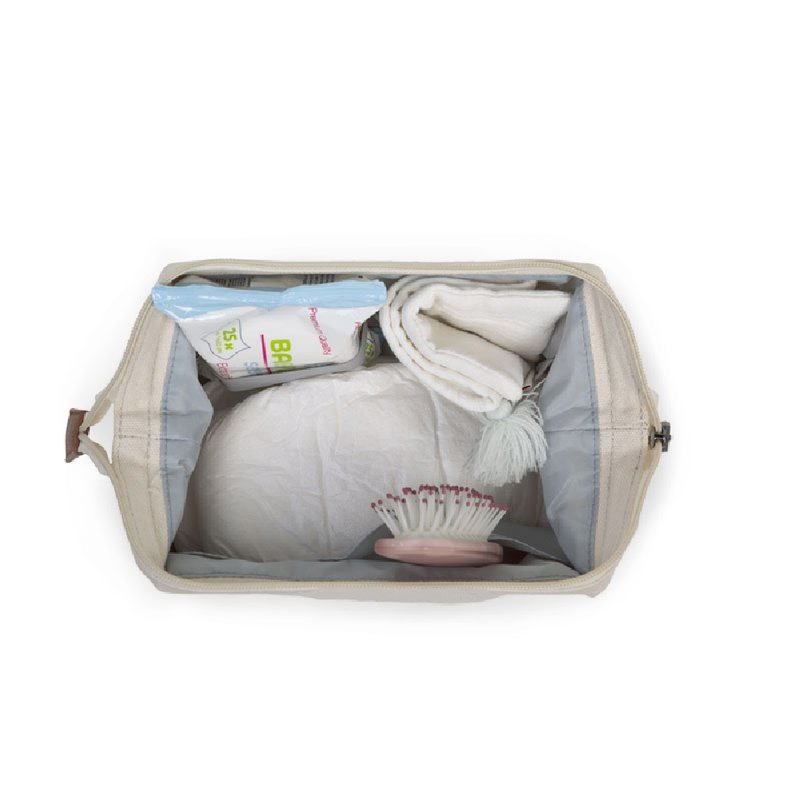 CHILDHOME - Kosmetyczka Baby Necessities Kremowa