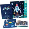 Djeco - Wydrapywanka KOSMOS DJ09727 Djeco - Wydrapywanka KOSMOS DJ09727