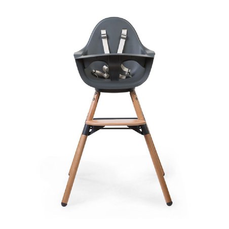 CHILDHOME - Krzesełko do karmienia Evolu 2 ONE.80° Natural/Anthracite CHILDHOME - Krzesełko do karmienia Evolu 2 ONE.80° Natural/Anthracite
