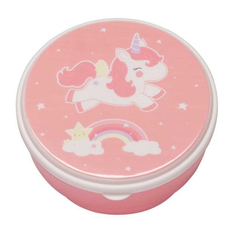 A Little Lovely Company - Lunchbox Złoty Jednorożec zestaw 4 szt.