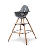 CHILDHOME - Krzesełko do karmienia Evolu 2 ONE.80° Natural/Anthracite CHILDHOME - Krzesełko do karmienia Evolu 2 ONE.80° Natural/Anthracite