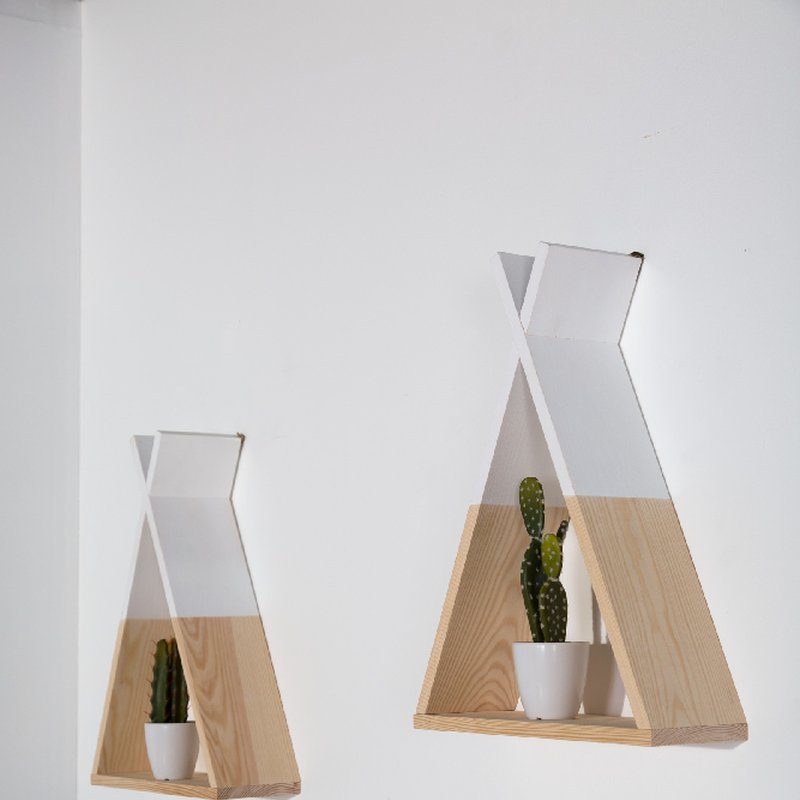 CHILDHOME - Półka drewniana Tipi Natural White